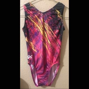 GK Elite Cirque du Soleil gymnastics leotard CM